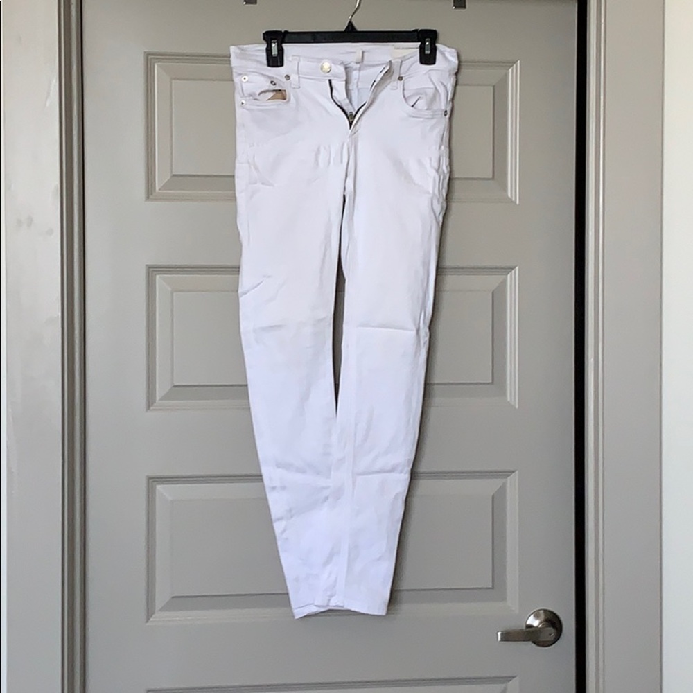 Rag and Bone White Skinny Jeans